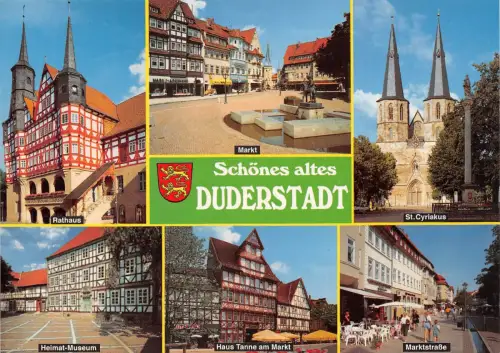 Duderstadt Mehrbildkarte ngl 186.202