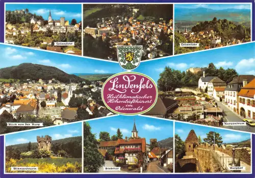 Lindenfels i. Odw. Mehrbildkarte ngl 186.227