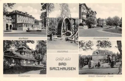Bad Salzhausen Mehrbildkarte ngl 186.236