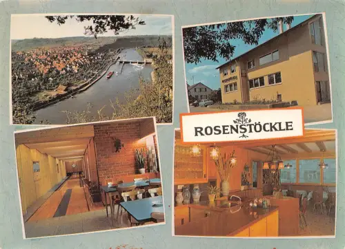 Hessigheim Restaurant Rosenstöckle Mehrbildkarte ngl 186.256