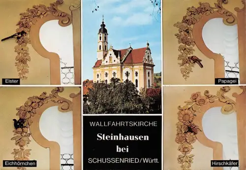 Bad Schussenried Wallfahrtskirche Steinhausen Mehrbildkarte ngl 186.267