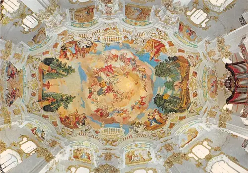 Bad Schussenried Wallfahrtskirche Steinhausen Innenraum ngl 186.266