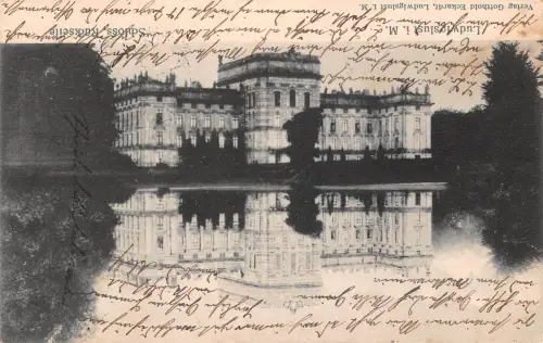 Ludwigslust (Meckl.) Schloß Rückseite gl1906 186.278