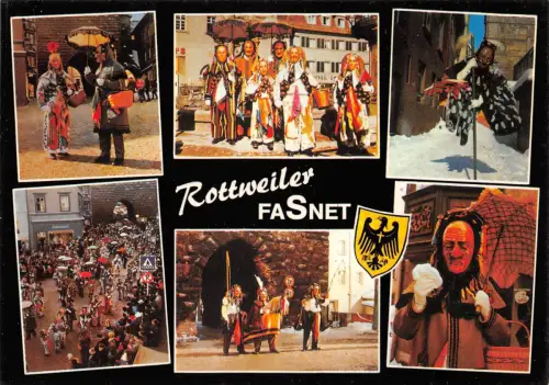 Rottweil Fasnet Mehrbildkarte ngl 186.294