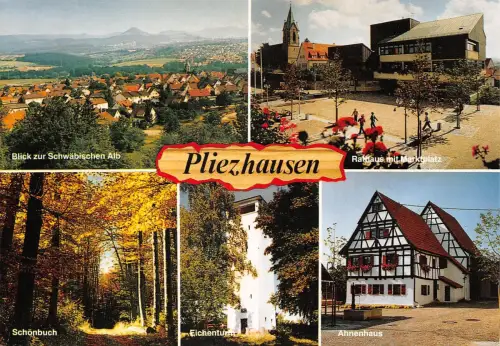 Pliezhausen am Neckar Mehrbildkarte ngl 186.305