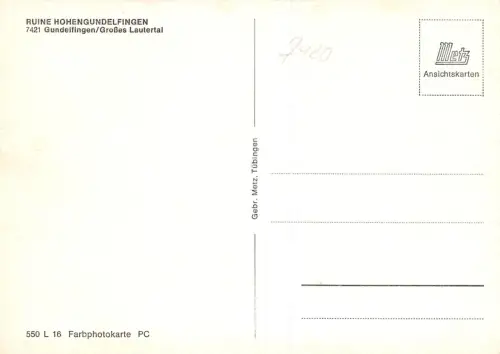 Gundelfingen Ruine Hohengundelfingen ngl 186.345