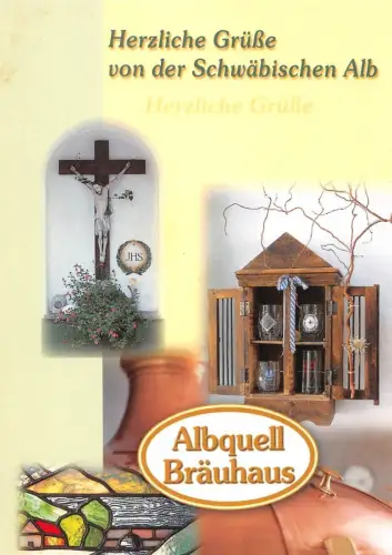 Trochtelfingen Albquell Bräuhaus Werbekarte ngl 186.332