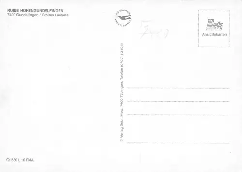 Gundelfingen Ruine Hohengundelfingen ngl 186.344