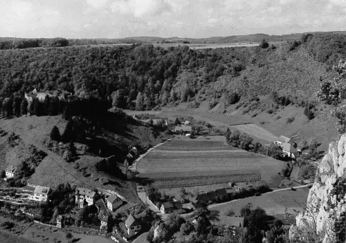 Münsingen-Gundelfingen Blick von der Ruine Hohengundelfingen ngl 186.347