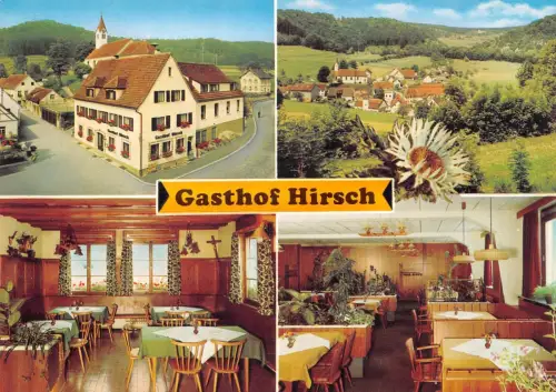 Hayingen-Indelhausen Gasthof Hirsch Mehrbildkarte ngl 186.352