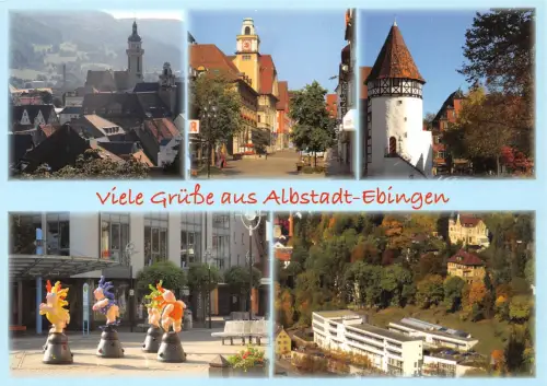 Albstadt-Ebingen Mehrbildkarte ngl 186.365