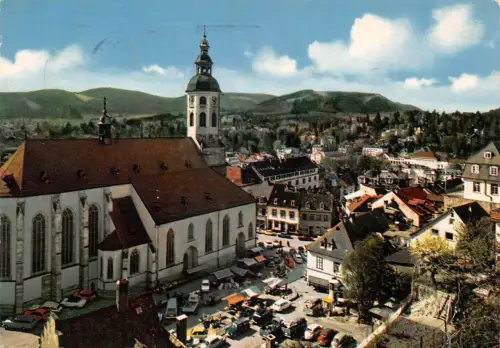 Baden-Baden Marktplatz mit Kirche gl 186.380