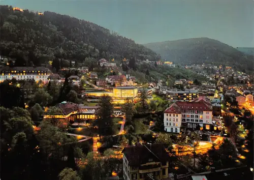 Wildbad Panorama bei Nacht ngl 186.376