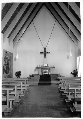 Baden-Baden Kirche Innenansicht Fotokarte ngl 186.377