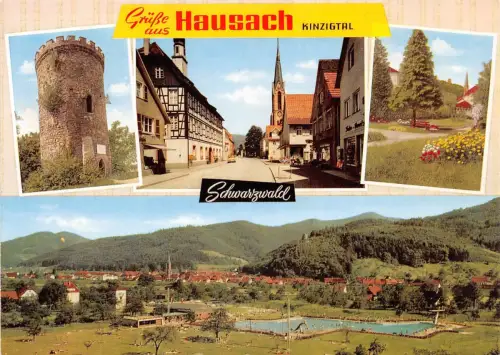 Hausach im Schwarzwald Mehrbildkarte ngl 186.396