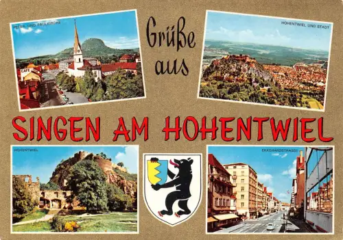 Singen (Hohentwiel) Mehrbildkarte ngl 186.400