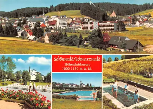 Schönwald/Schwarzwald Mehrbildkarte ngl 186.404