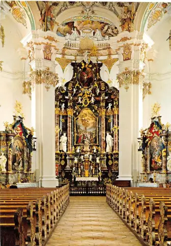 Bad Schussenried Wallfahrtskirche Steinhausen Innenraum ngl 186.462