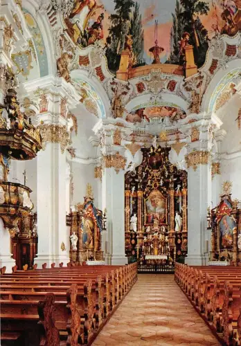 Bad Schussenried Wallfahrtskirche Steinhausen Innenraum ngl 186.461