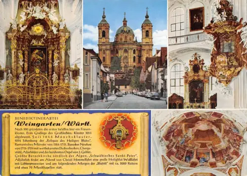 Weingarten (Württ.) Basilika Mehrbildkarte ngl 186.521