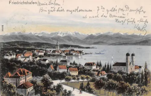 Friedrichshafen am Bodensee Panorama gl1901 186.525