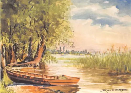 Friedrichshafen-Seemoos Künstlerkarte Bruno Erbe ngl 186.535