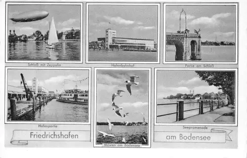 Friedrichshafen Mehrbildkarte ngl 186.539