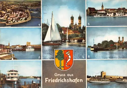 Friedrichshafen Mehrbildkarte gl1967 186.541