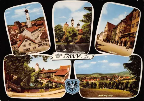 Isny i. A. Mehrbildkarte gl1966 186.511