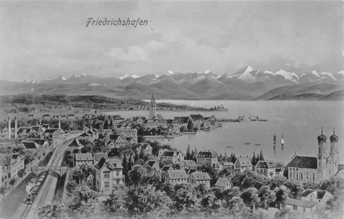 Friedrichshafen am Bodensee Panorama ngl 186.527