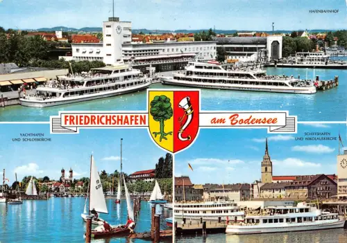 Friedrichshafen Mehrbildkarte gl1986 186.543