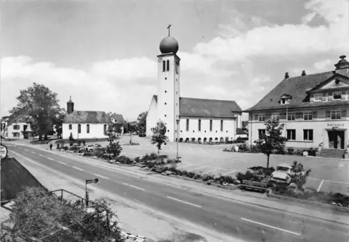Kreßbronn a.B. Rathausplatz ngl 186.557