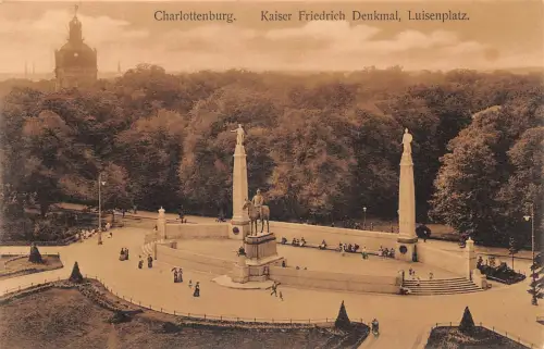 Berlin-Charlottenburg Kaiser Friedrich Denkmal Luisenplatz ngl 186.575