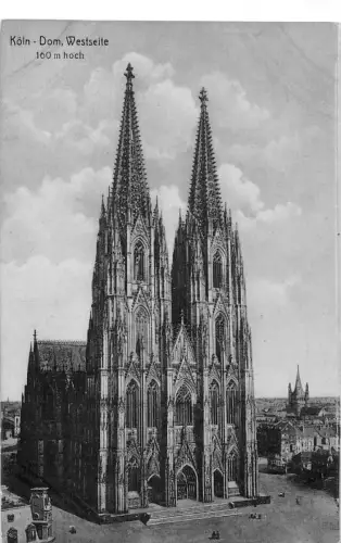 Köln a. Rh. Dom Westseite ngl 186.611