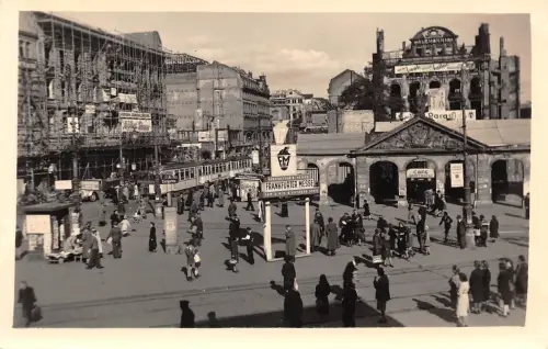 Frankfurt a. M. Konstabler Wache mit Blick in die Zeil Fotokarte ngl 186.636