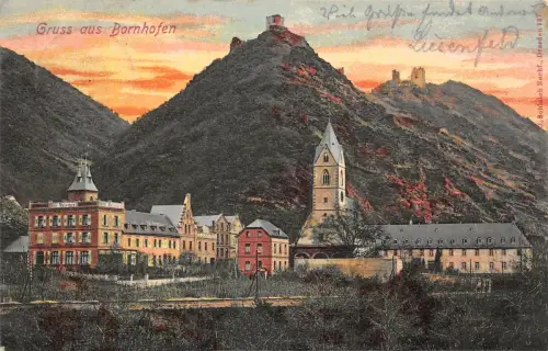Bornhofen am Rhein Panorama gl1904 186.622