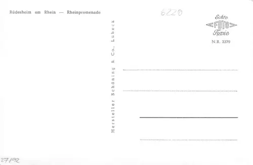 Rüdesheim a. Rhein Rheinpromenade ngl 186.645