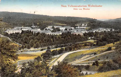 Weilmünster Blick vom Westen gl1924 186.649