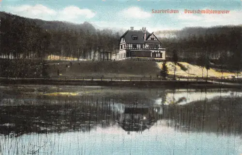 Saarbrücken Forsthaus Deutschmühlenweiher gl1910 186.658