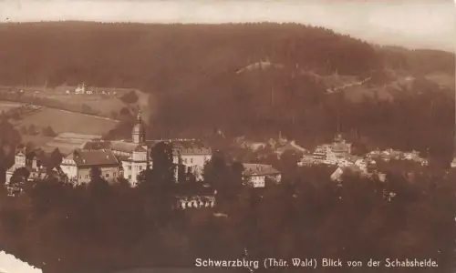 Schwarzburg (Thür.Wald) Blick von der Schabsheide ngl 186.673