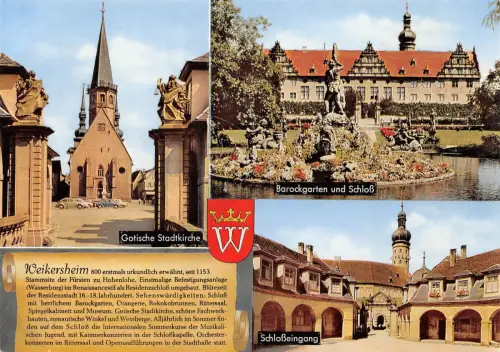 Weikersheim (Taubertal) Mehrbildkarte ngl 186.681