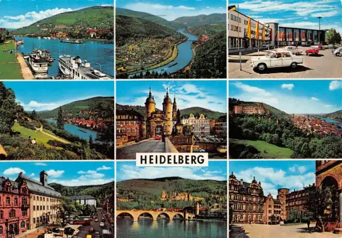 Heidelberg Mehrbildkarte gl1966 186.675