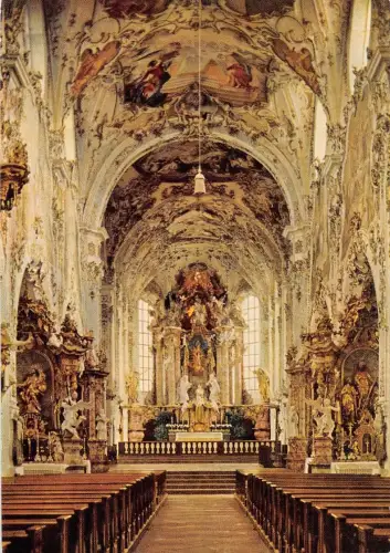 Rottenbuch Kirche Innenansicht ngl 186.684