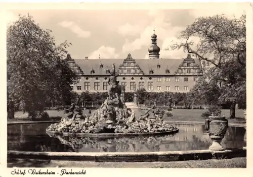 Weikersheim (Taubertal) Schloß Parkansicht ngl 186.680