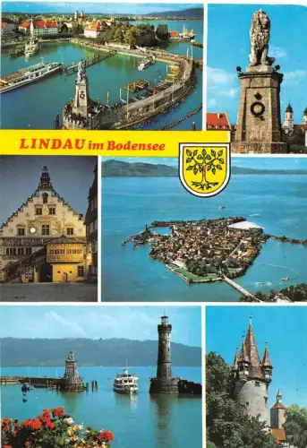 Lindau (Bodensee) Mehrbildkarte gl1987 186.707