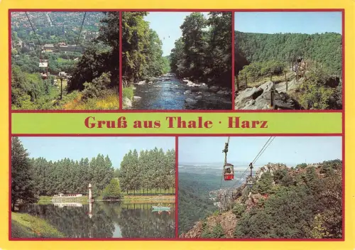 Thale (Harz) Bodetal Mehrbildkarte ngl 186.732