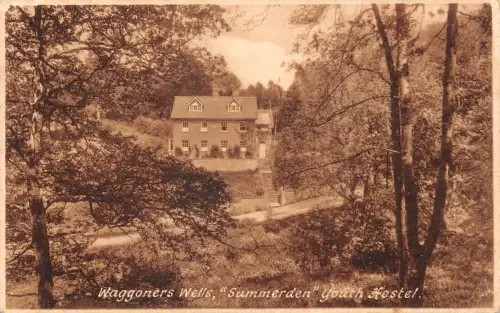 GB Waggoners Wells "Summerden" Youth Hostel gl1937 186.772