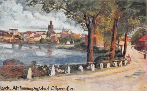 Ostpreussen Lyck Panorama ngl 186.762