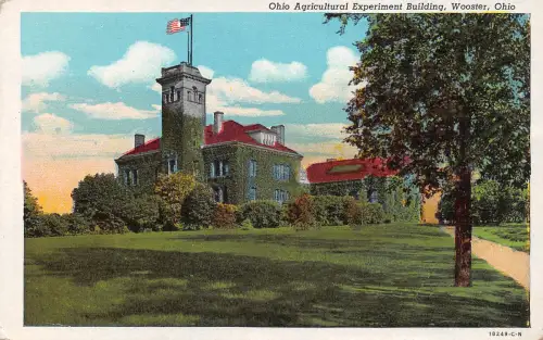 USA Wooster Ohio Agricultural Experiment Building gl1950 186.765
