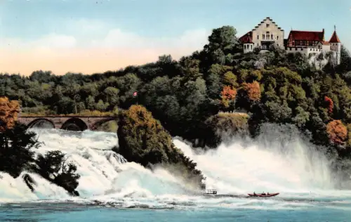 CH Schaffhausen Rheinfall mit Schloss Laufen ngl 186.779